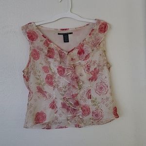 Pierre Cardin floral top.